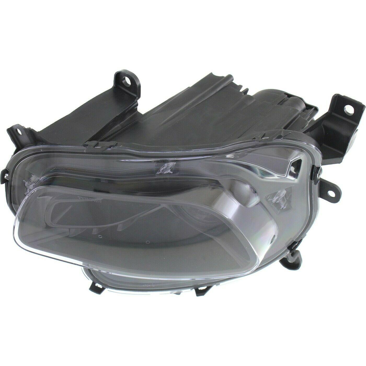 2014-2016 Jeep Cherokee Head Lamp Driver Side Halogen Black Bezel , CH2502249. Factory-style replacement part.