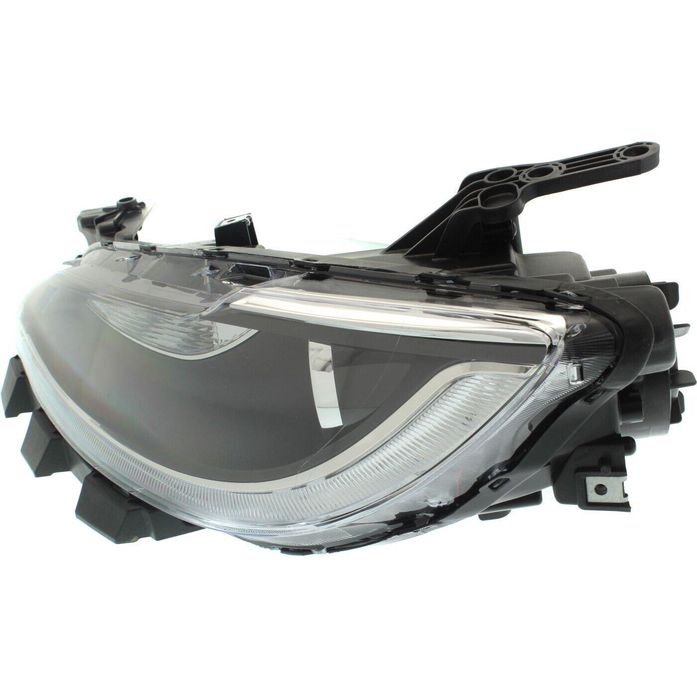 2015-2017 Chrysler 200 Sedan Head Lamp Driver Side Without Led Drl Chrome Trim , CH2502260. OEM-style replacement.