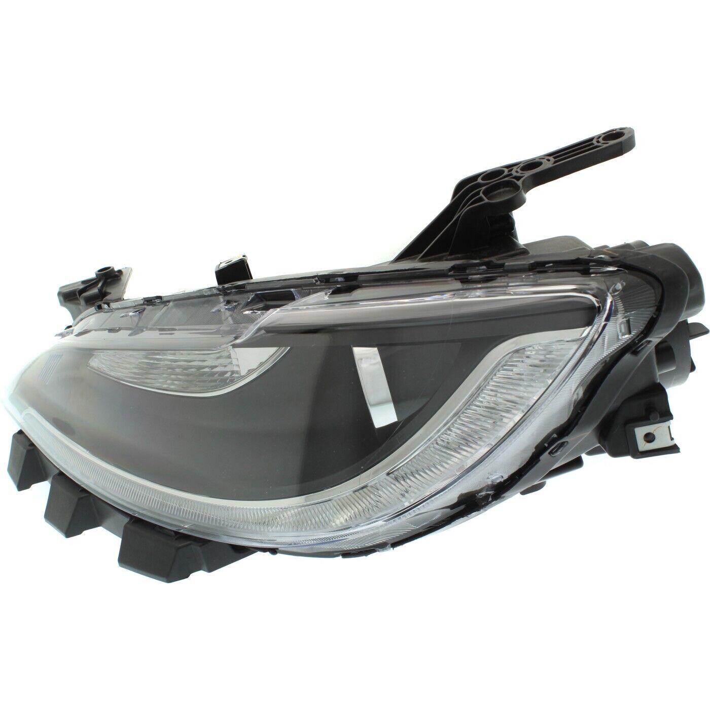 2015-2016 Chrysler 200 Sedan Head Lamp Driver Side Hid With Led Drl Black Trim , CH2502263. OEM-style replacement.