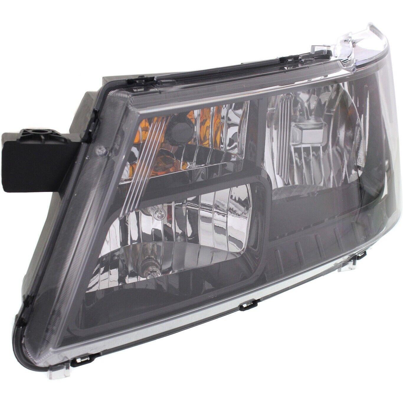 2014-2020 Dodge Journey Head Lamp Driver Side Halogen With Black Trim , CH2502265. Side view of the replacement part.