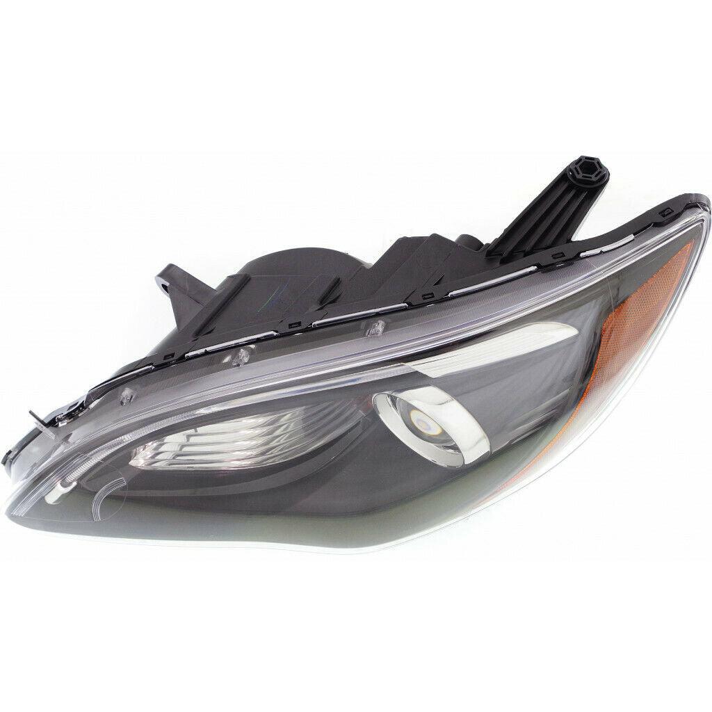 2011-2014 Chrysler 200 Sedan Head Lamp Driver Side Halogen Black Bezel S Model , CH2502275. Durable and impact-resistant.