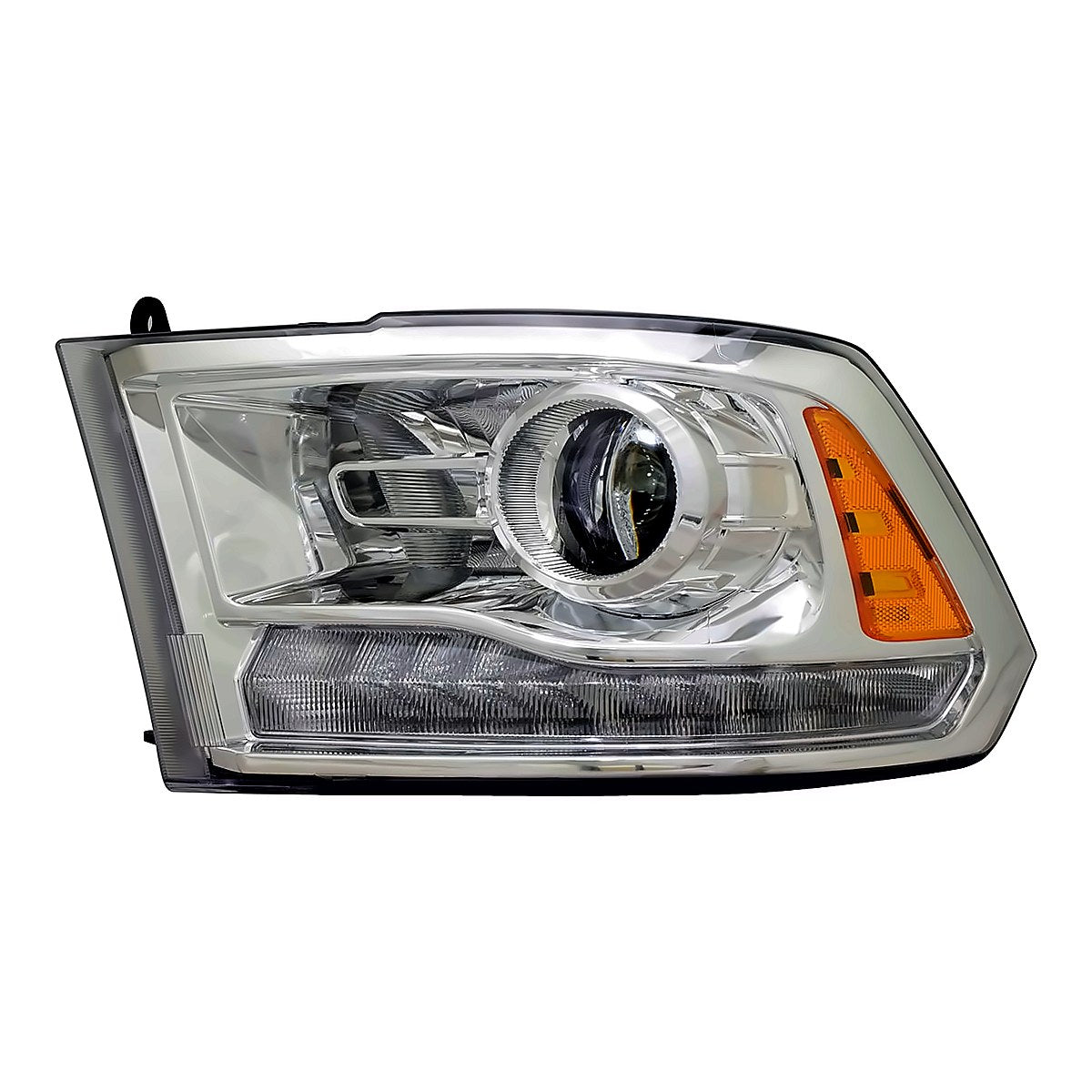 2016-2018 RAM Pickup 4500 Driver Side Head Lamp, ch2502290. Front view.