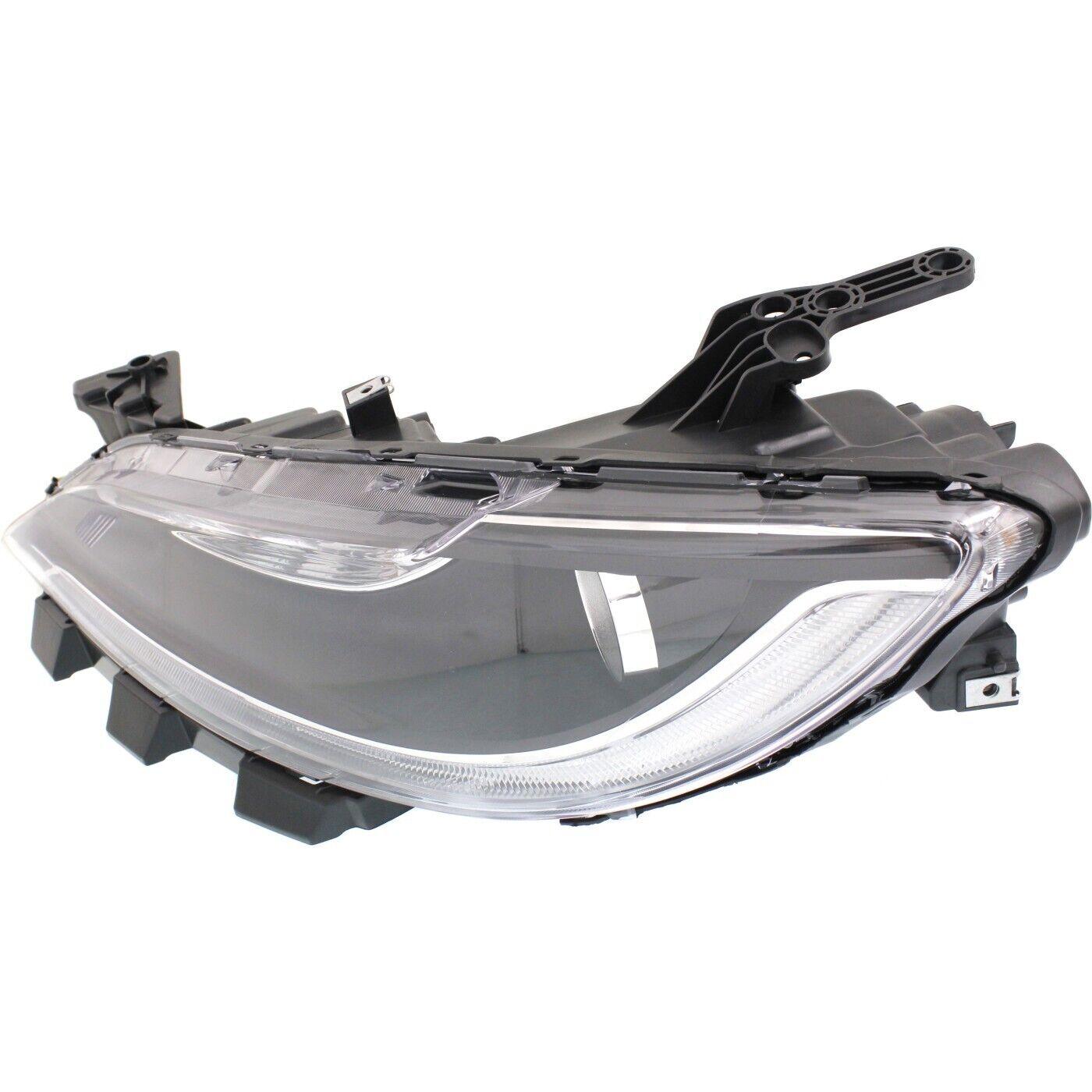 2016-2017 Chrysler 200 Sedan Head Lamp Driver Side Black Trim , CH2502292. Side view of the replacement part.