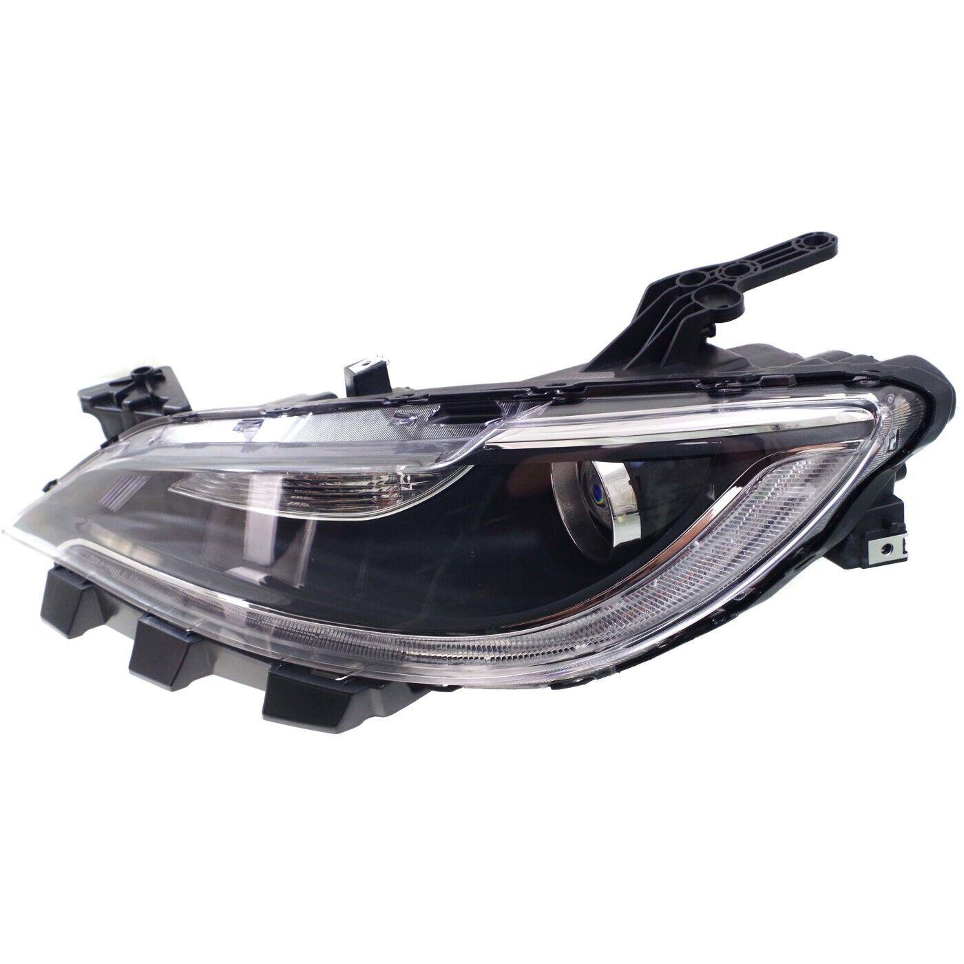 2016-2017 Chrysler 200 Sedan Head Lamp Driver Side Halogen With Led With Chrome Trim , CH2502293. Professional-grade auto body part.
