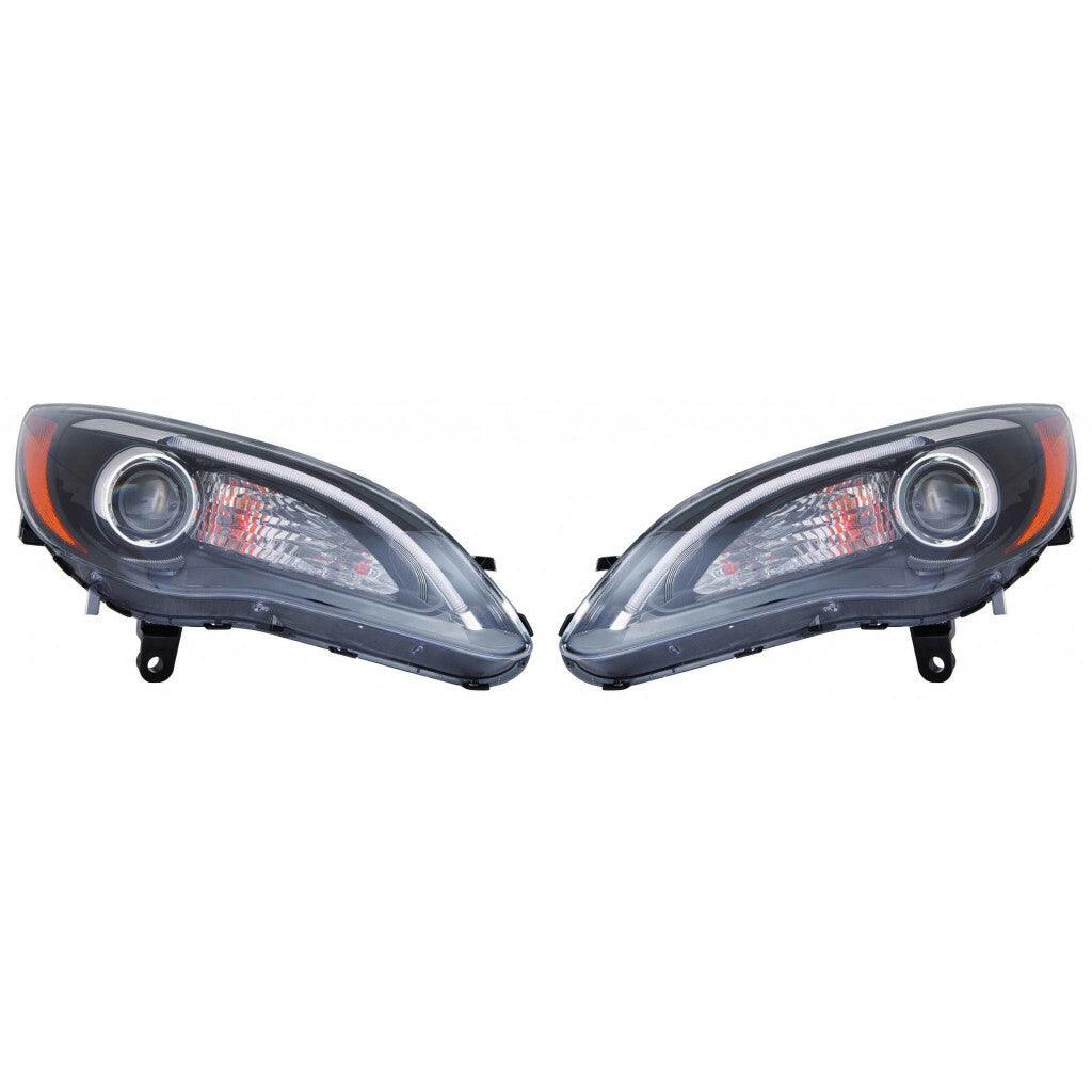 2011-2014 Chrysler 200 Sedan Head Lamp Driver Side S Model , CH2502294. Factory-style replacement part.