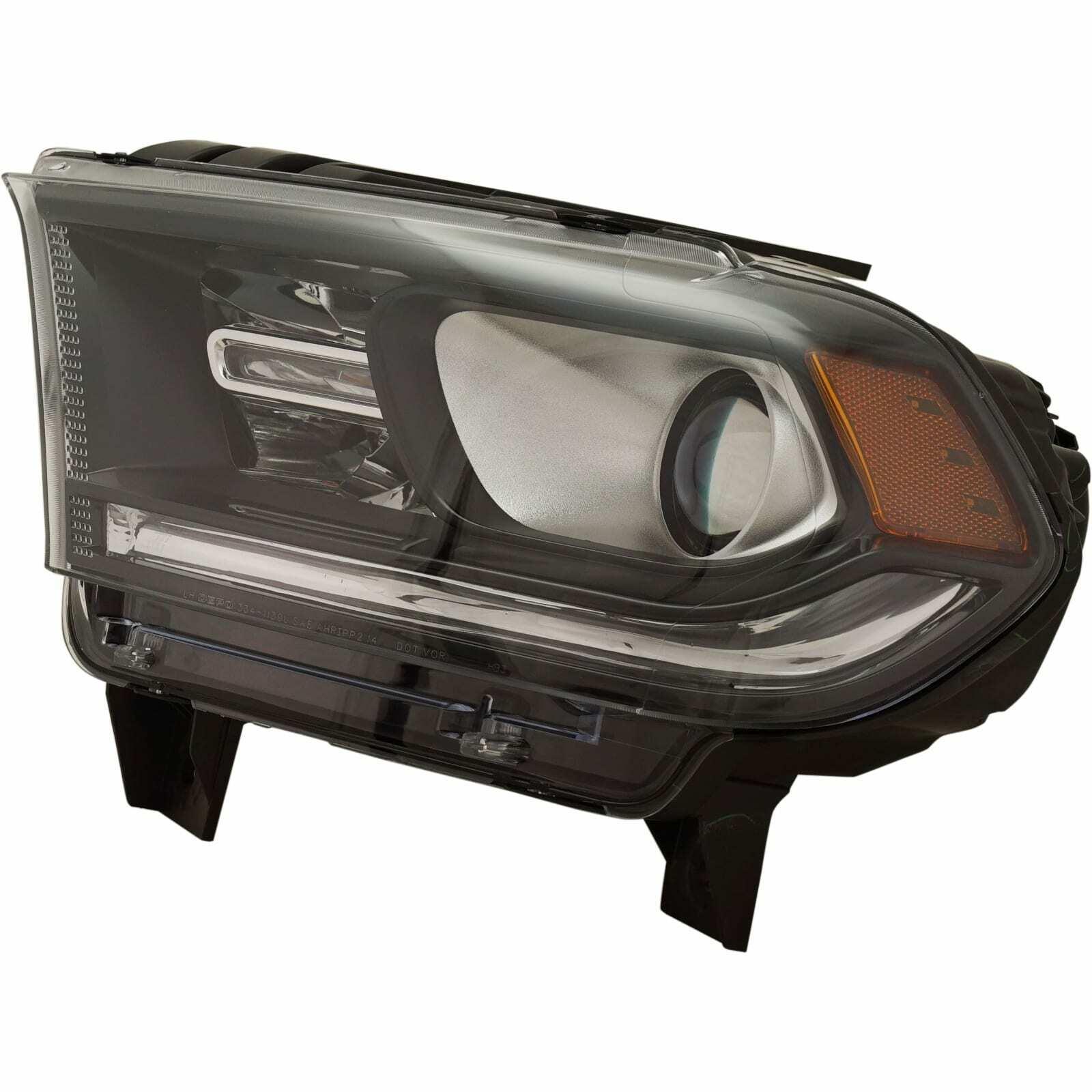 2016-2021 Dodge Durango Head Lamp Driver Side Without Led Lamp Black Trim , CH2502302. High-quality aftermarket part.