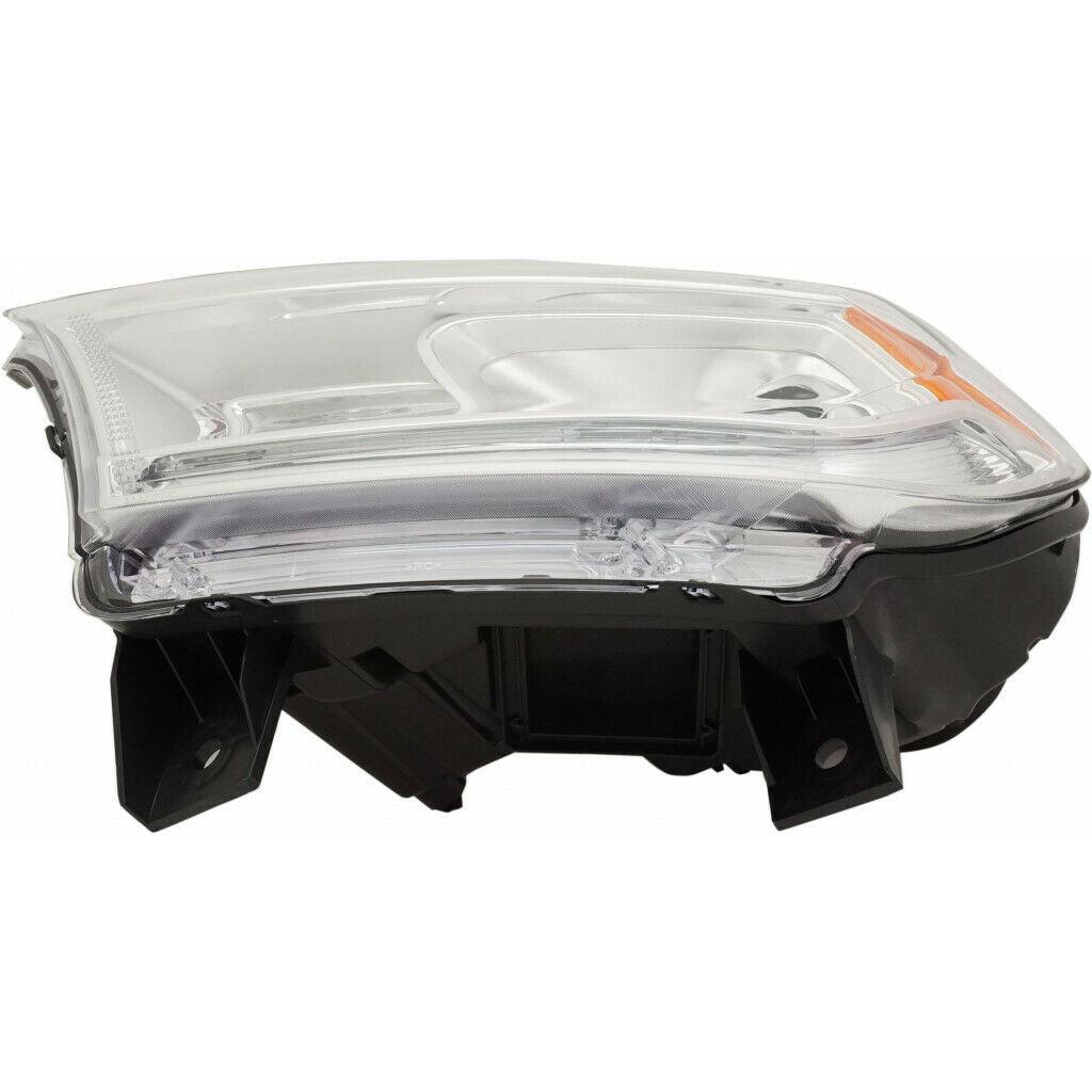 2016-2021 Dodge Durango Head Lamp Driver Side Without Led Lamp Chrome Trim , CH2502303. Exact fit for vehicle restoration.