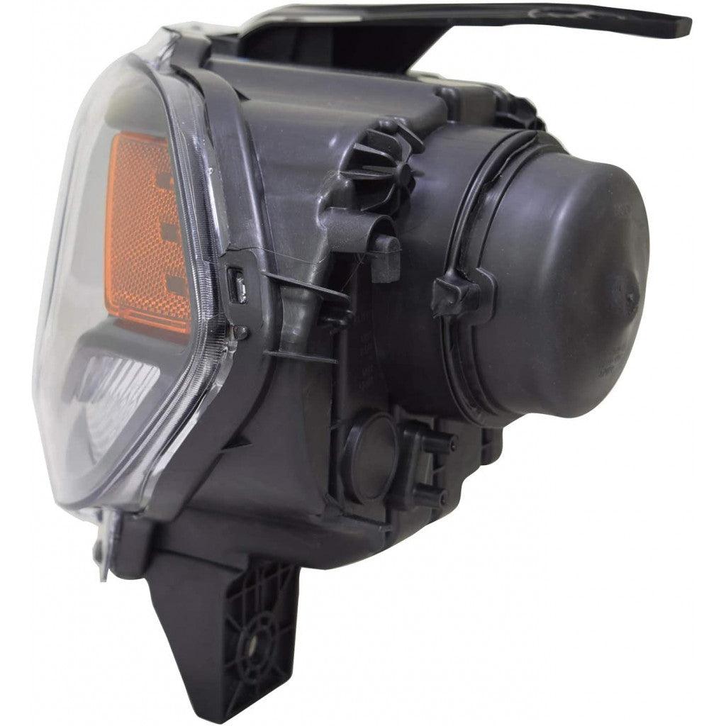 2016-2020 Dodge Durango Head Lamp Driver Side Halogen Black Bezel With Led Drl , CH2502305. Replacement part ready for install.