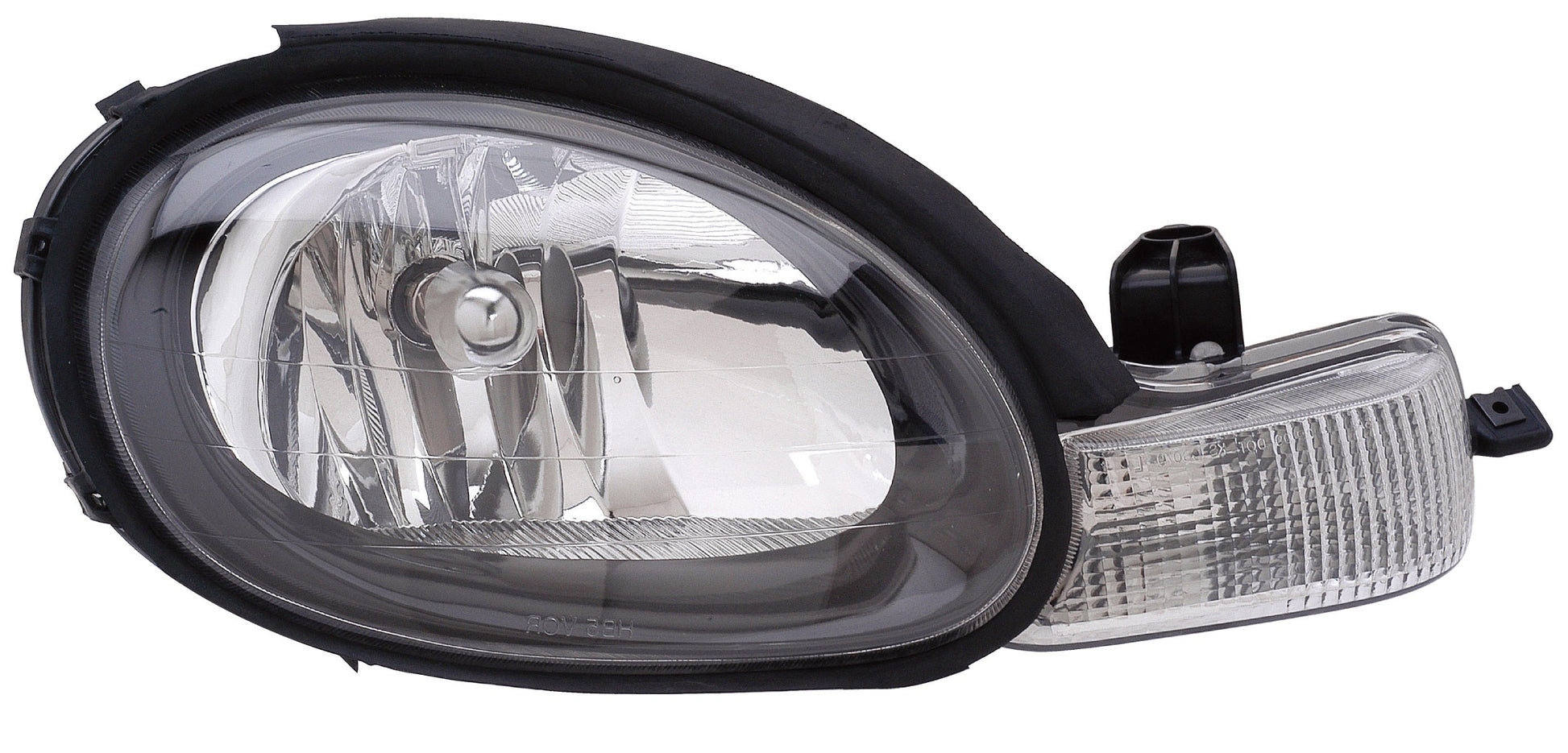 2001 Dodge Neon Head Lamp Passenger Side Black Bezel , CH2503127. High-quality aftermarket part.