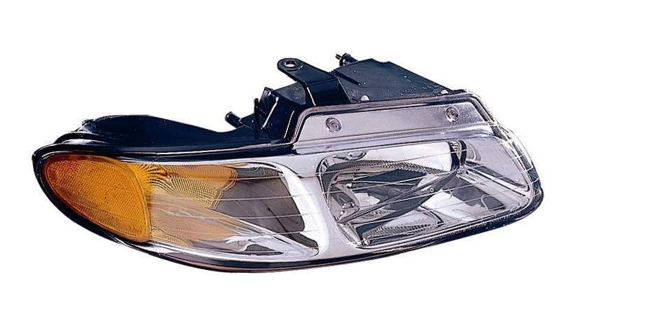2000 Dodge Caravan Head Lamp Passenger Side Without Quad Lamp , CH2503134. Durable and impact-resistant.