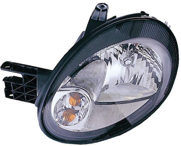 2003 Dodge Neon Head Lamp Passenger Side Black Bezel , CH2503139. High-strength and long-lasting.