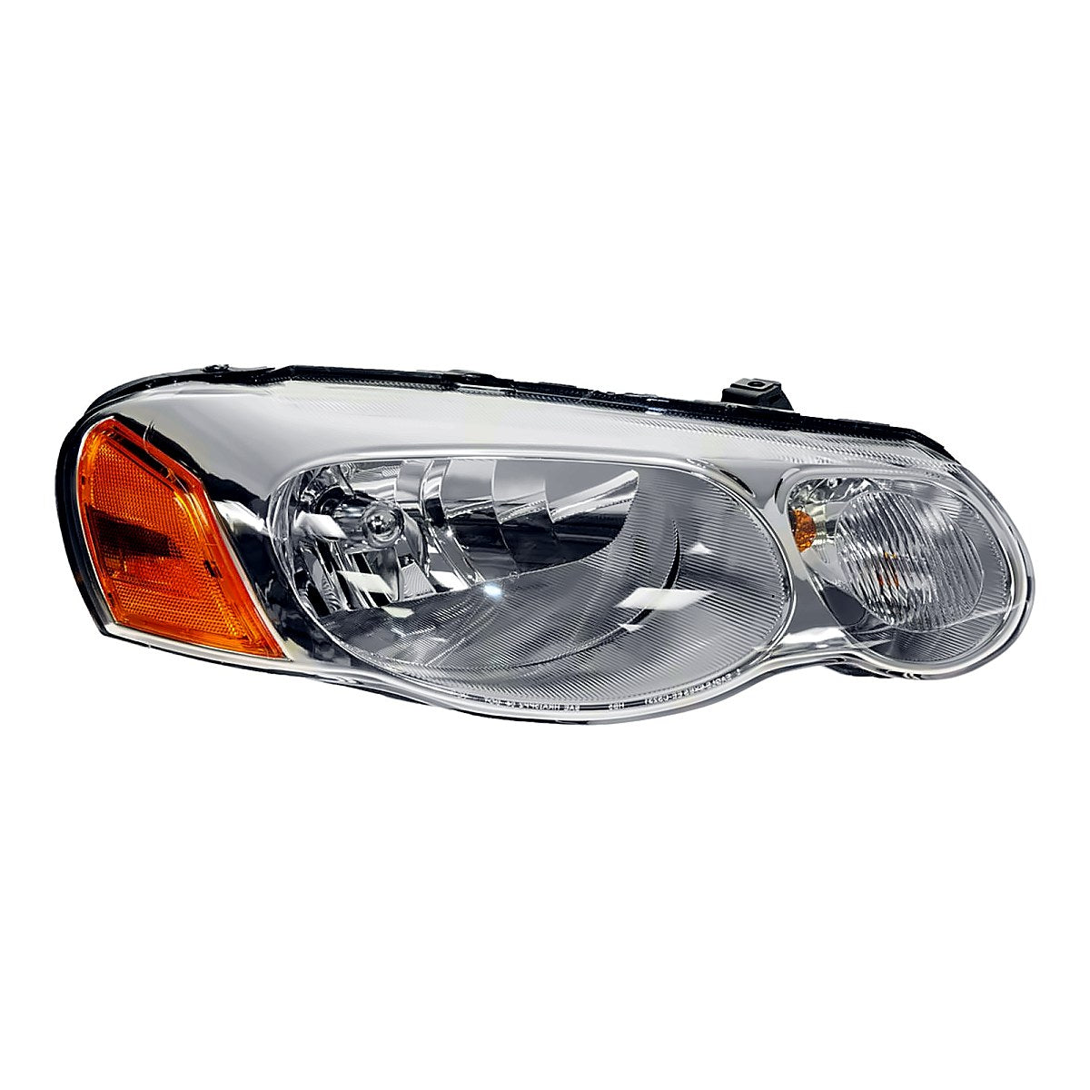 2004-2006 Chrysler Sebring Sedan Passenger Side Head Lamp, ch2503150. Front view.