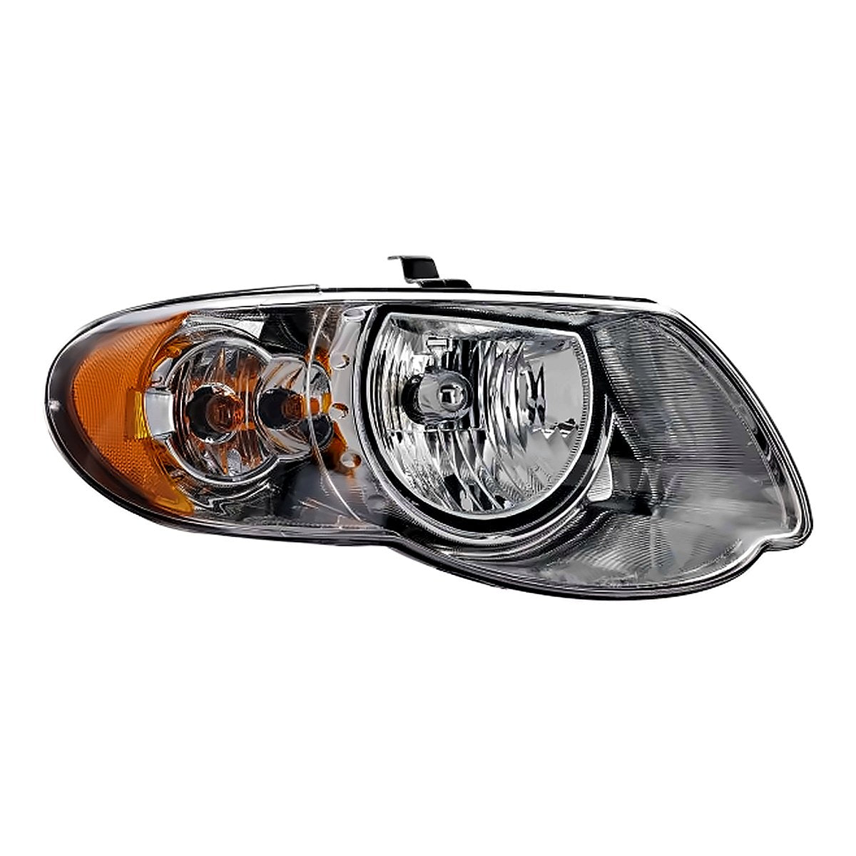 2005-2007 Chrysler Town Country Passenger Side Head Lamp, ch2503152. Front view.