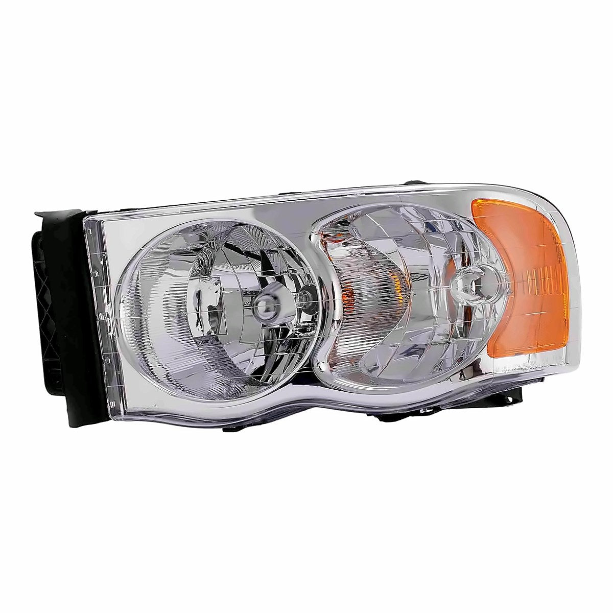 2005-Dodg  RAM 3500 Passenger Side Head Lamp, ch2503161. Front view.