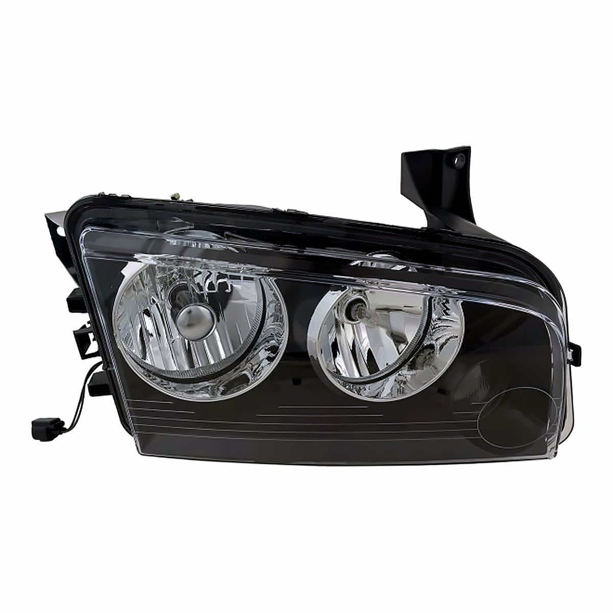 2006-2007 Dodge Charger Front Passenger Side Head Lamp, ch2503163. Front view.