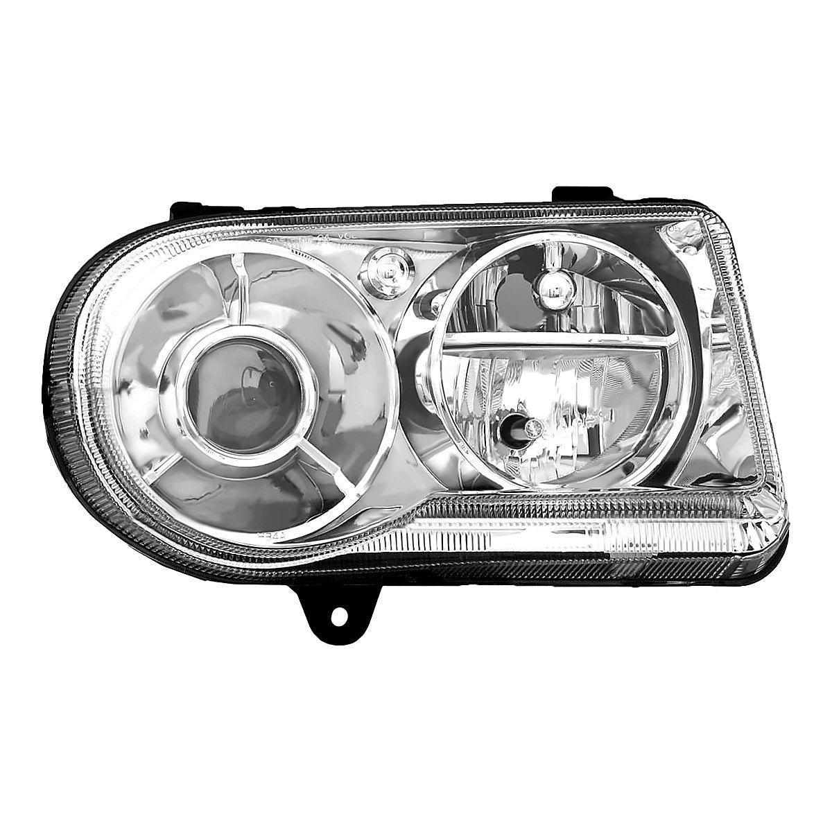 2005-2010 Chrysler 300 Passenger Side Head Lamp, ch2503167. Front view.