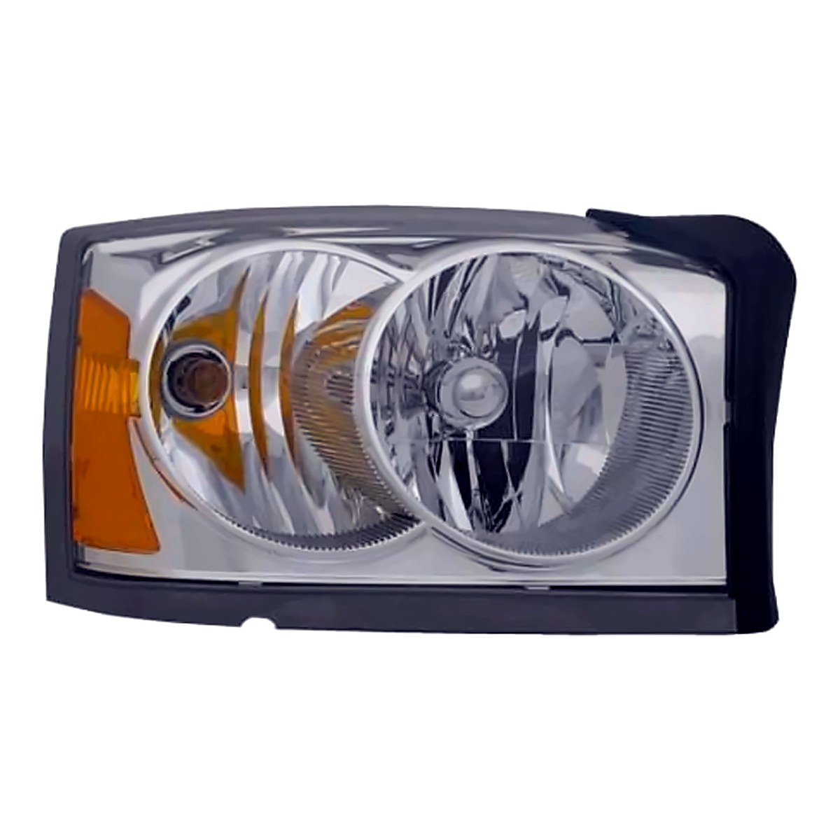 2006-2007 Dodge Dakota Passenger Side Head Lamp, ch2503170. Front view.
