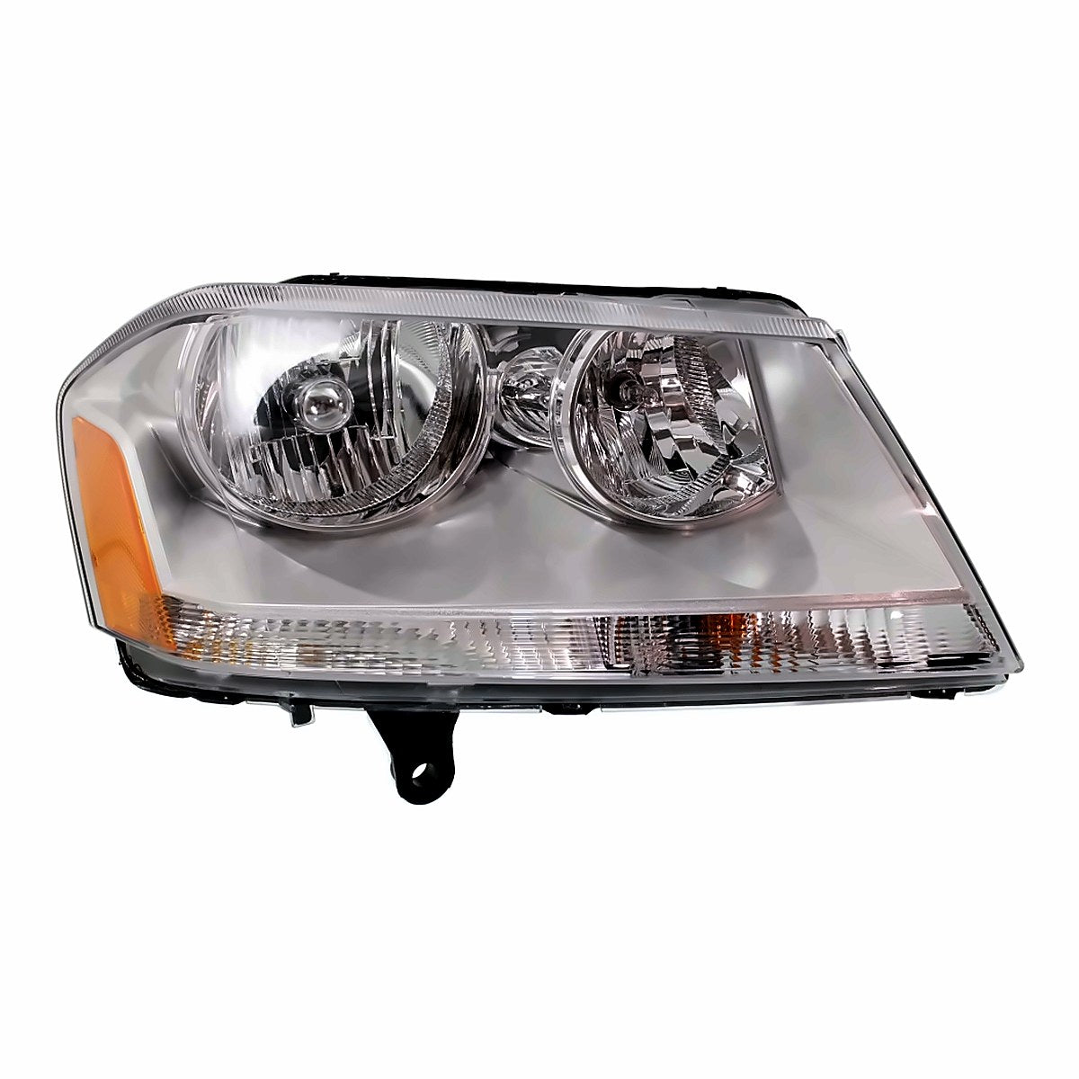 2008-2014 Dodge Avenger Passenger Side Head Lamp, ch2503182. Front view.