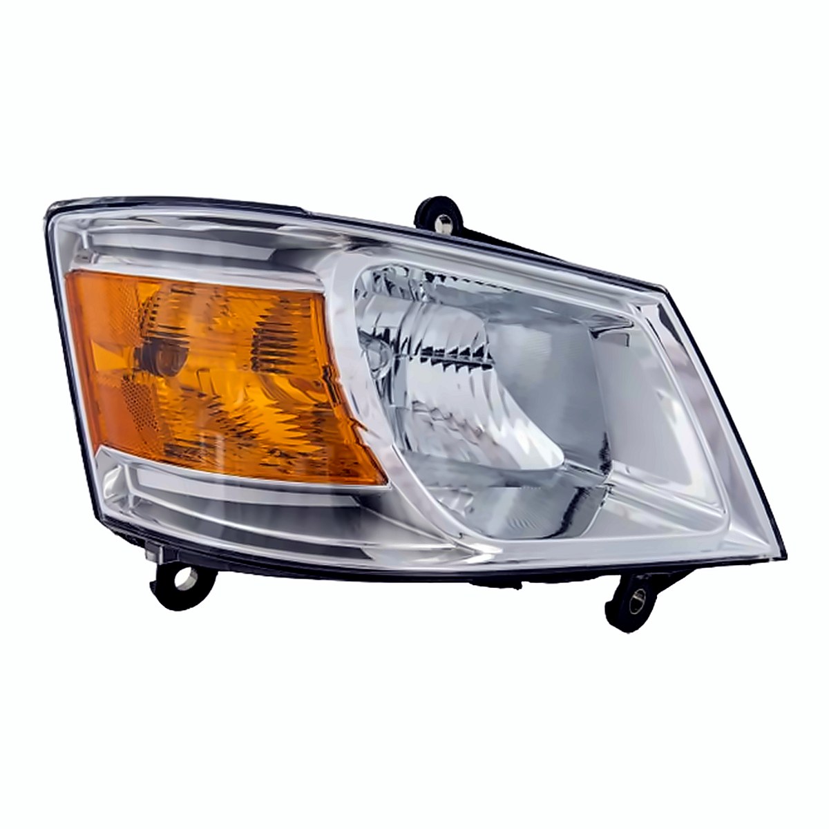 2008-2010 Dodge Caravan Passenger Side Head Lamp, ch2503191. Front view.