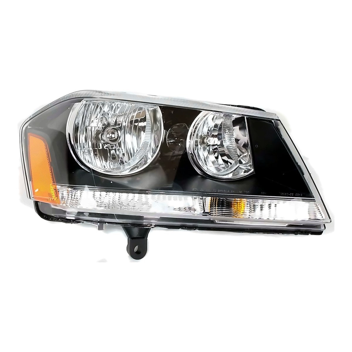 2008-2014 Dodge Avenger Passenger Side Head Lamp, ch2503194. Front view.