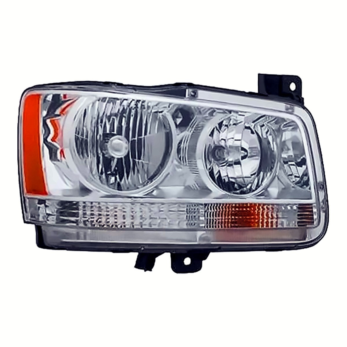 2008-Dodg  Magnum Passenger Side Head Lamp, ch2503214. Front view.