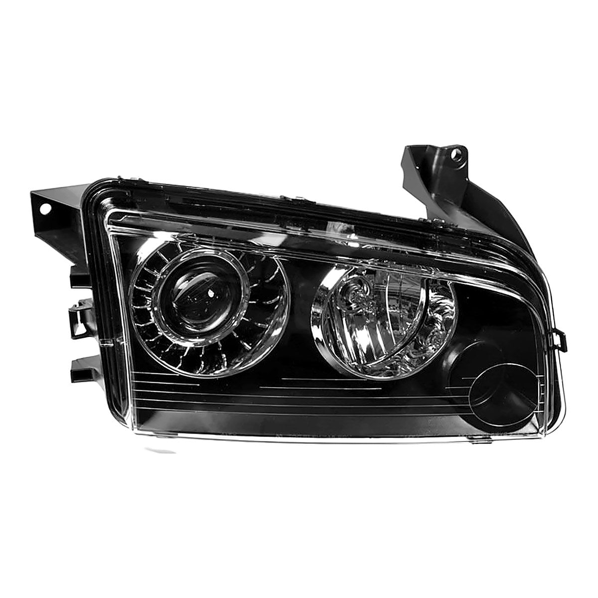 2008-2010 Dodge Charger Passenger Side Head Lamp, ch2503216. Front view.