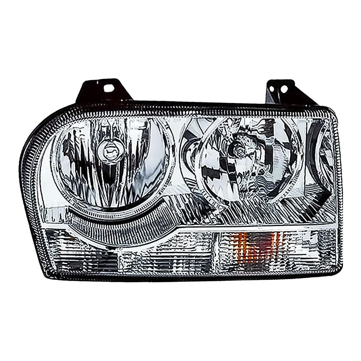2009-2010 Chrysler 300 Passenger Side Head Lamp, ch2503218. Front view.