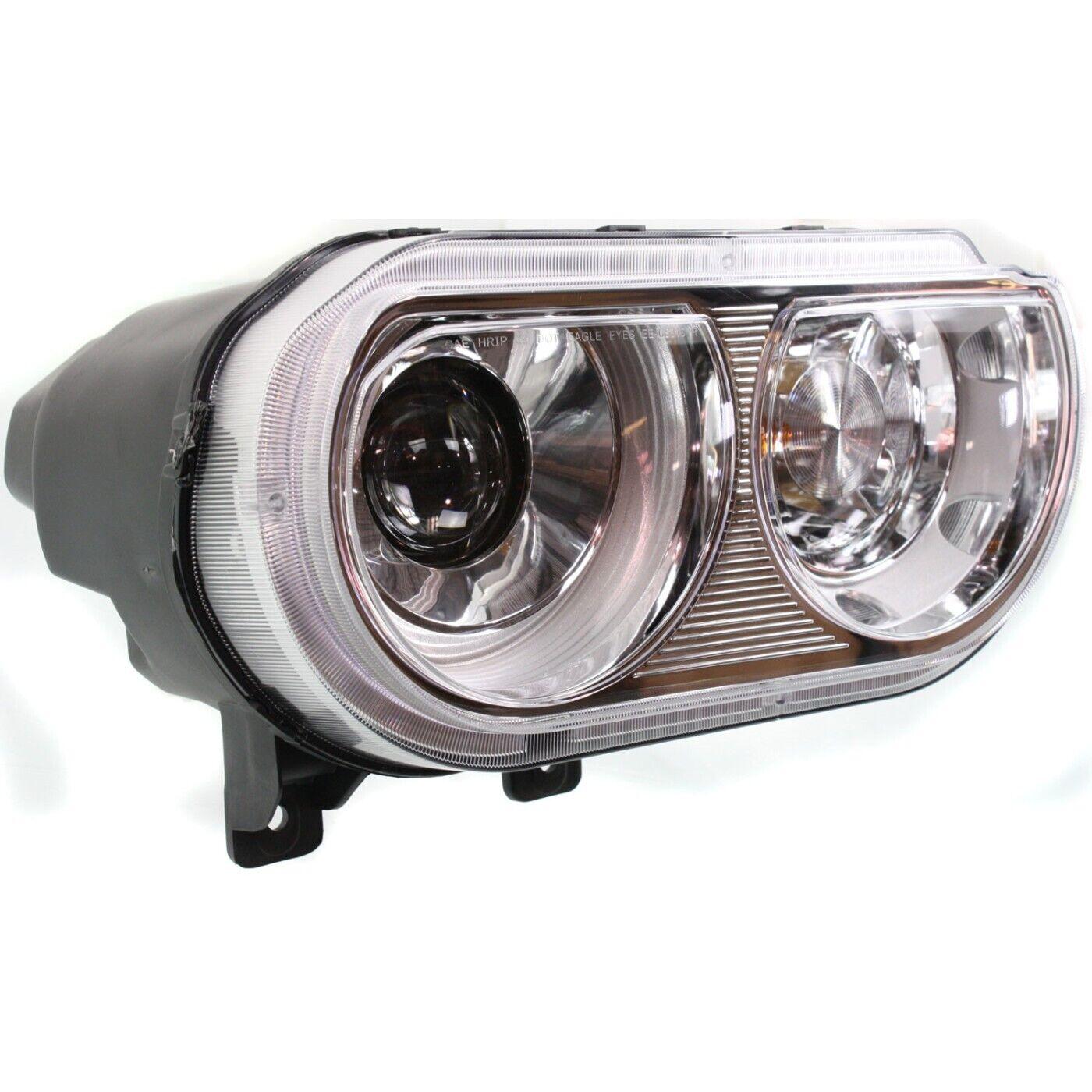 2008-2014 Dodge Challenger Head Lamp Passenger Side Xenon Without Bulb , CH2503219. OEM-quality exterior component.