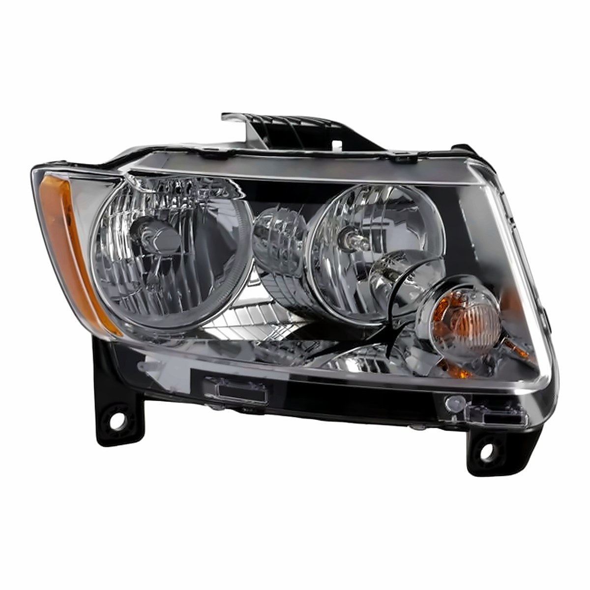 2011-2013 Jeep Grand Cherokee Passenger Side Head Lamp, ch2503224. Front view.