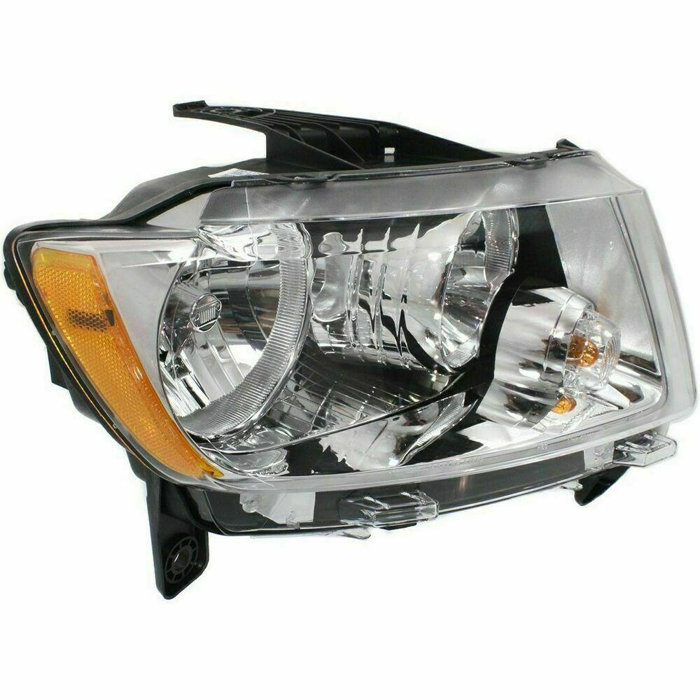 2011-2013 Jeep Grand Cherokee Head Lamp Passenger Side Halogen , CH2503224. Precision fitment for collision repair.