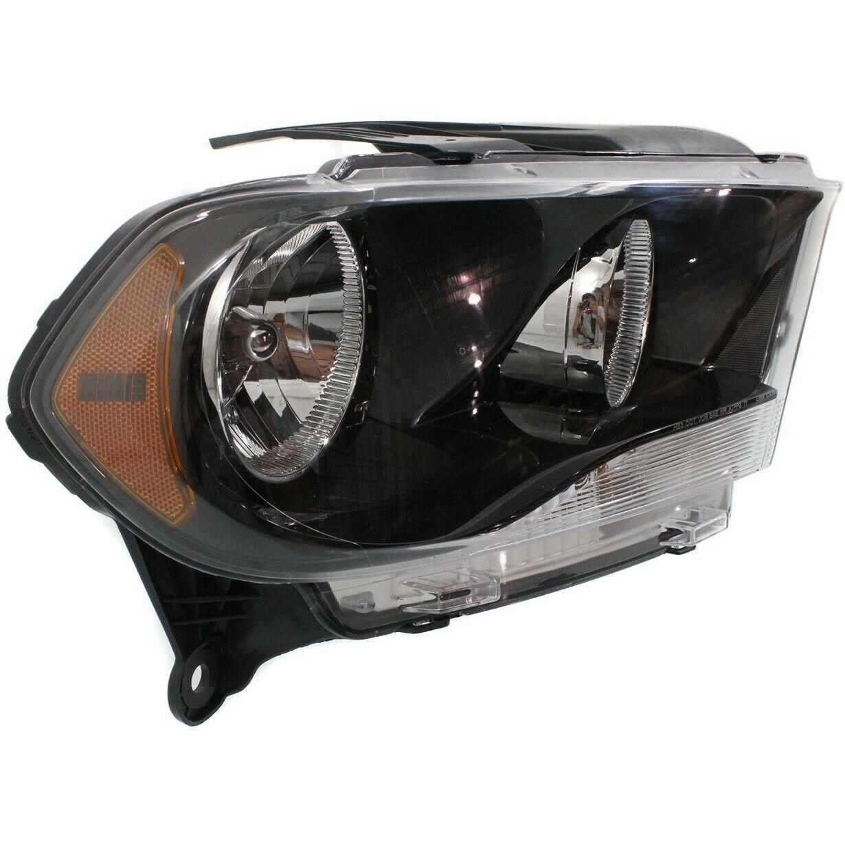 2011-2013 Dodge Durango Head Lamp Passenger Side Halogen Black Trim , CH2503229. Perfect fit and finish.