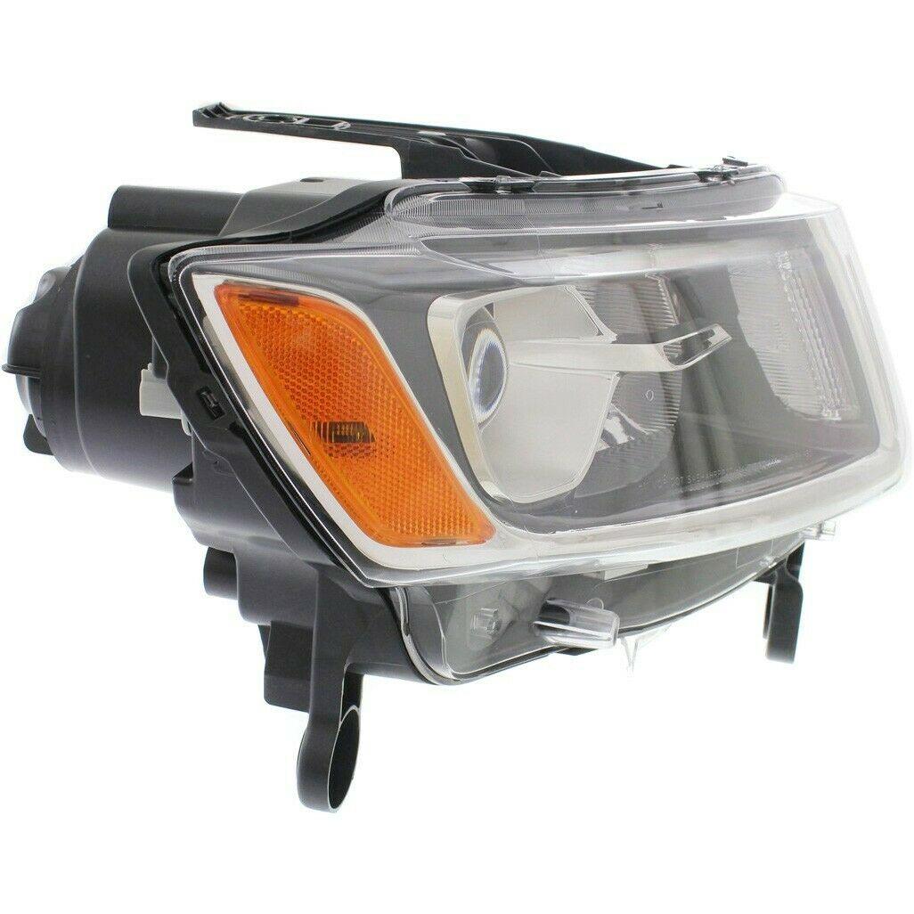 2014-2016 Jeep Grand Cherokee Head Lamp Passenger Side Halogen , CH2503247. Exact fit for vehicle restoration.