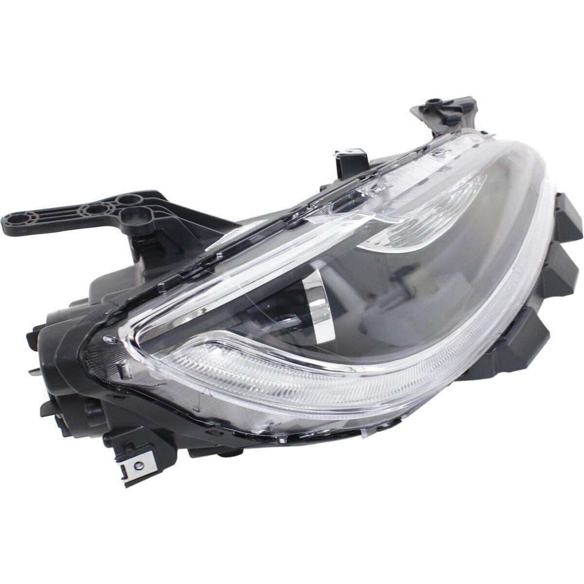 2015-2017 Chrysler 200 Sedan Head Lamp Passenger Side Without Led Drl Chrome Trim , CH2503260. OEM-style replacement.