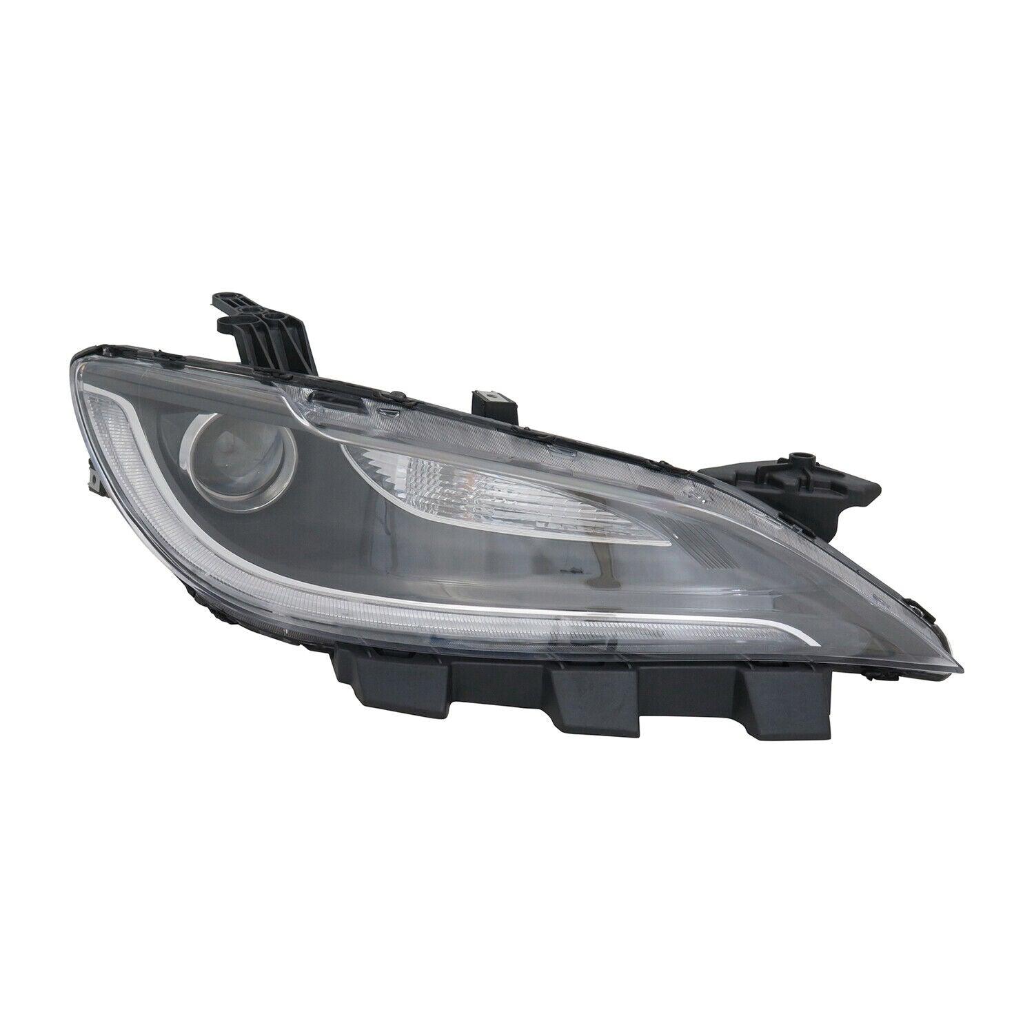 2015-2017 Chrysler 200 Sedan Head Lamp Passenger Side Halogen With Led Drl Black Trim , CH2503261. Made with quality materials.
