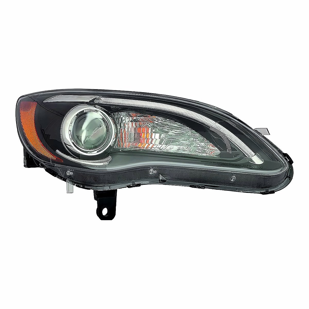 2011-2014 Chrysler 200 Sedan Passenger Side Head Lamp, ch2503275. Front view.
