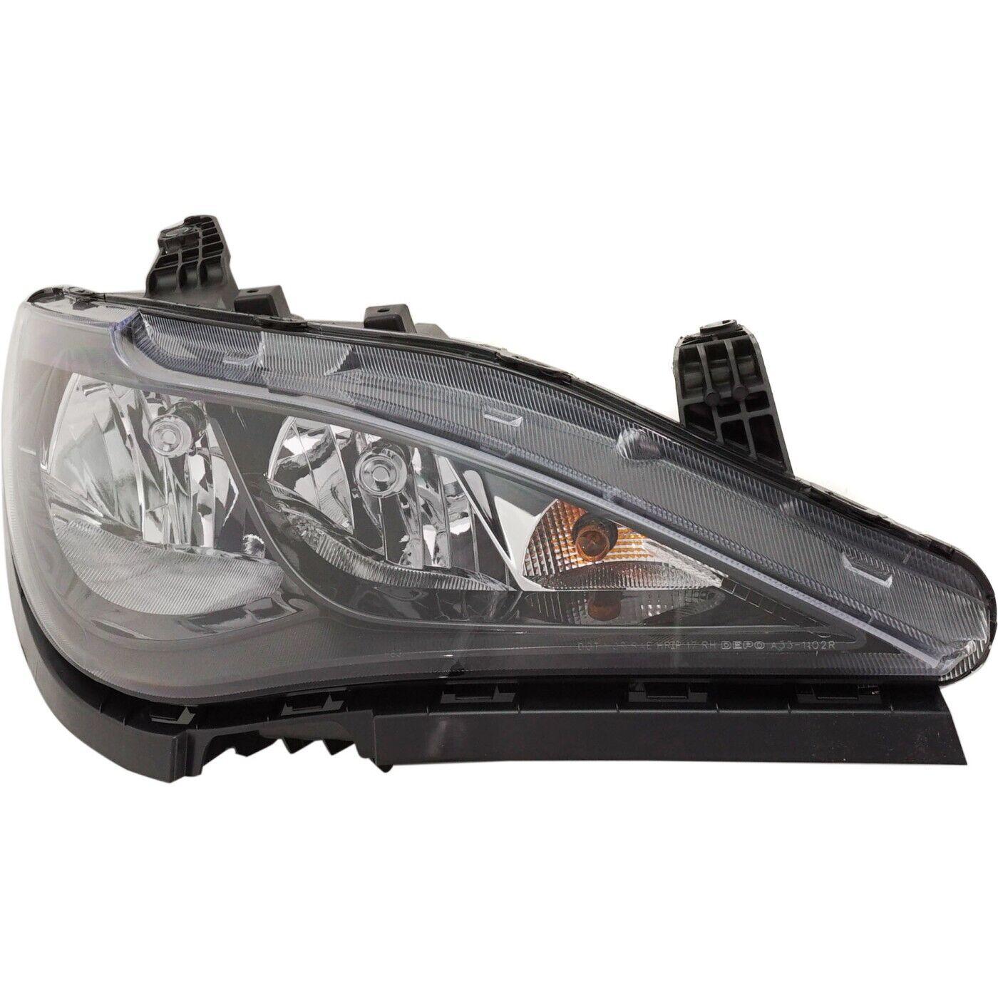 2020-2023 Chrysler Voyager Head Lamp Passenger Side Halogen Without Quad Lamp , CH2503288. Side view of the replacement part.