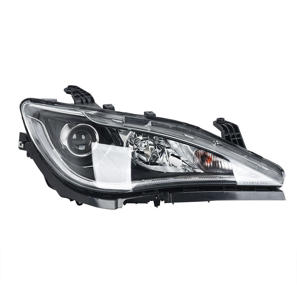2017-2020 Chrysler Pacifica Hybrid Head Lamp Passenger Side Halogen Chrome With Quad Head Lamps , CH2503318. Installed view for reference.