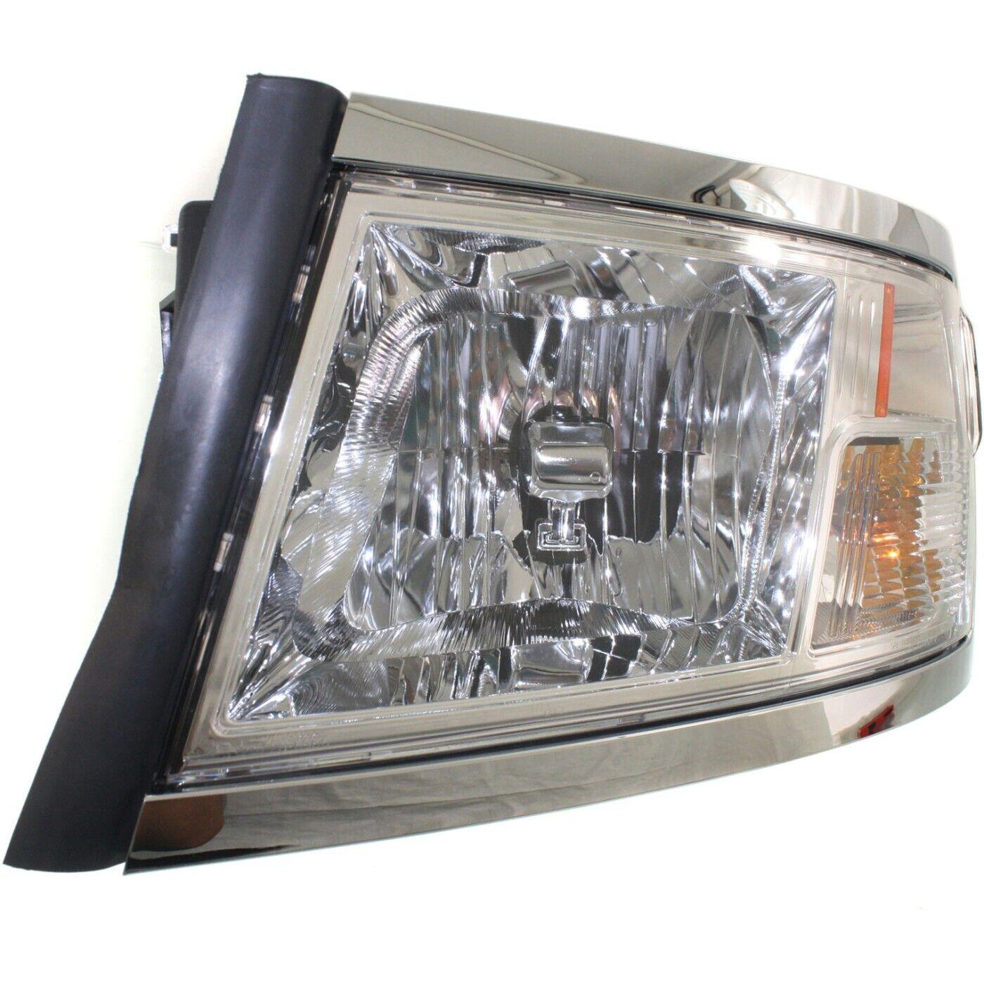 2008-2010 Dodge Dakota Head Lamp Driver Side Without Black Bezel , CH2518128. Factory-style replacement part.