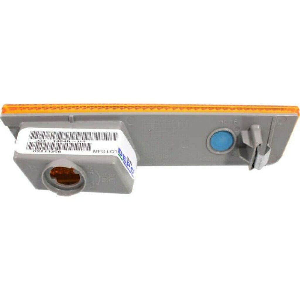 2008-2014 Dodge Challenger Side Marker Lamp Passenger Side , CH2555100. Angle view for visual reference.