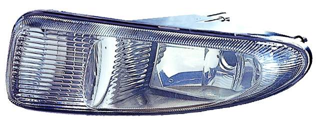 2001-2003 Chrysler Voyager Fog Lamp Front Driver Side , CH2592117. Side view of the replacement part.