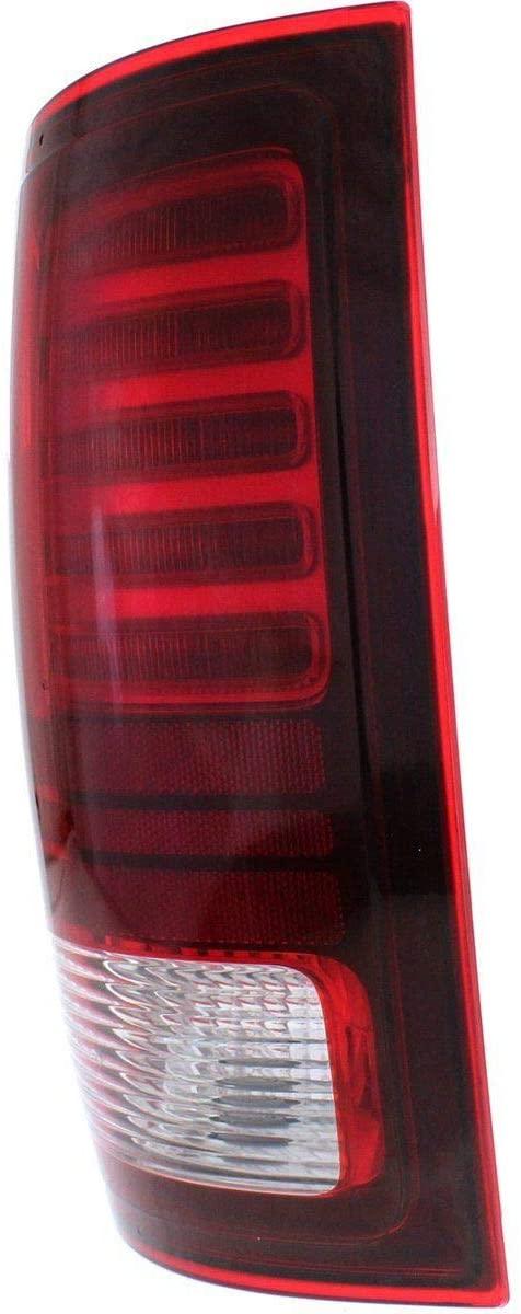 2019-2023 Ram Pickup-1500 Classic Tail Lamp Driver Side Led Black Sport/Rt Smoked Lens , CH2800202. Precision fitment for collision repair.