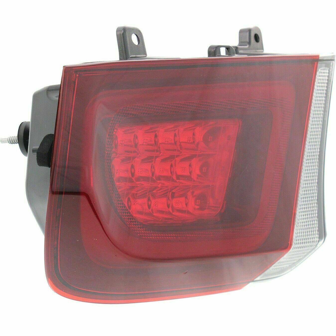 2015-2023 Chrysler 300 Tail Lamp Driver Side With Black Trim , CH2800212. Side view of the replacement part.
