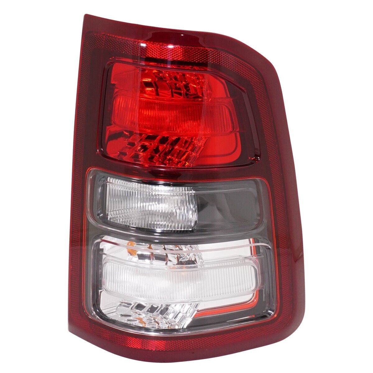 2019-2023 Ram Pickup-1500 Tail Lamp Passenger Side Halogen Black Without Logo , CH2801228. Direct fit for easy installation.