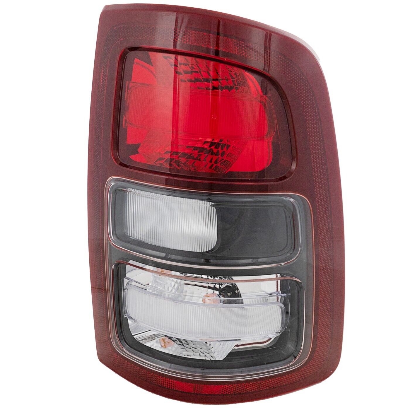 2019-2021 Ram Pickup-3500 Tail Lamp Passenger Side Black Trim Bulb Type Without Logo , CH2801229. Replacement part ready for install.
