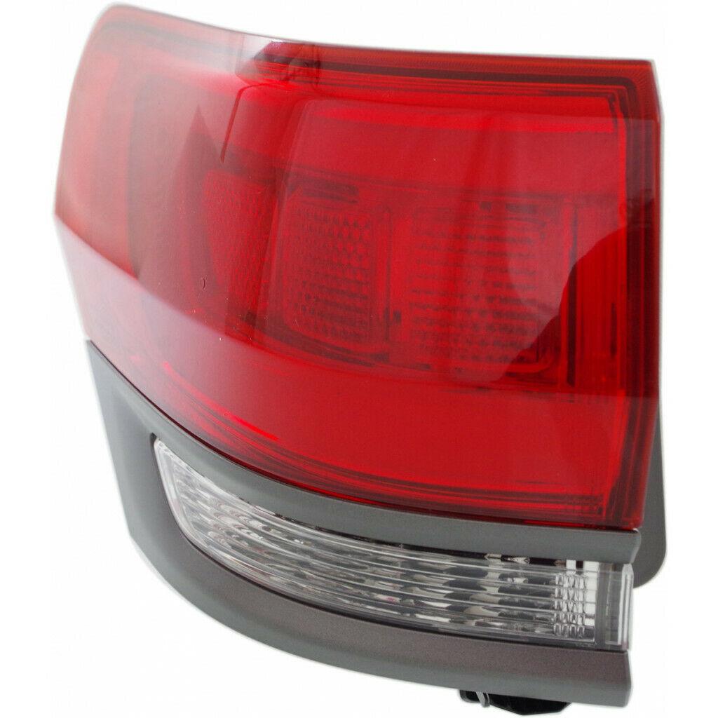2014-2021 Jeep Grand Cherokee Tail Lamp Driver Side With Gray Trim/ , CH2804110. Angle view for visual reference.