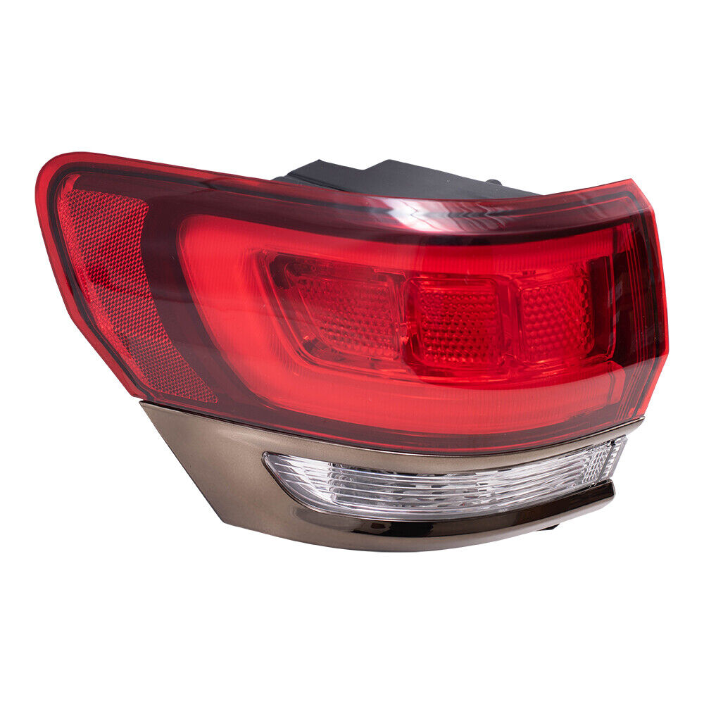 2014-2019 Jeep Grand Cherokee Tail Lamp Driver Side Silver , CH2804118. Durable and impact-resistant.