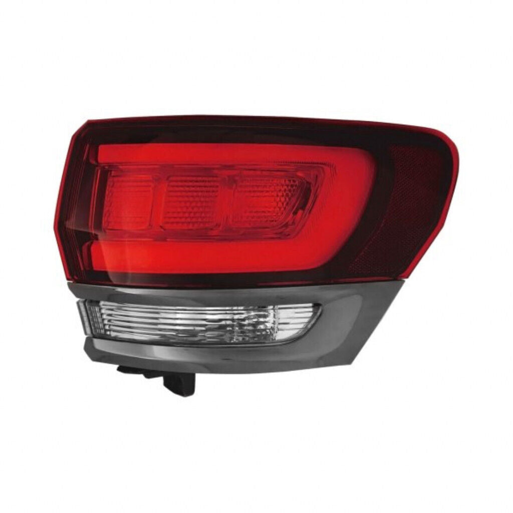 2014-2019 Jeep Grand Cherokee Tail Lamp Passenger Side Silver , CH2805118. Designed for OEM alignment.