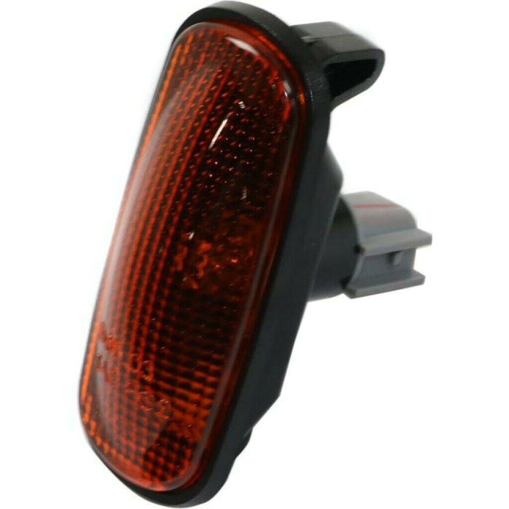 2003-2009 Dodge Ram 3500 Side Marker Lamp Driver Side/Passenger Side Amber , CH2860111. Angle view for visual reference.