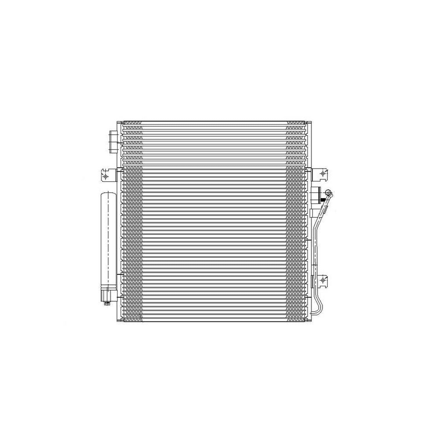 2007-2012 Dodge Nitro Condenser , CH3030230. High-strength and long-lasting.