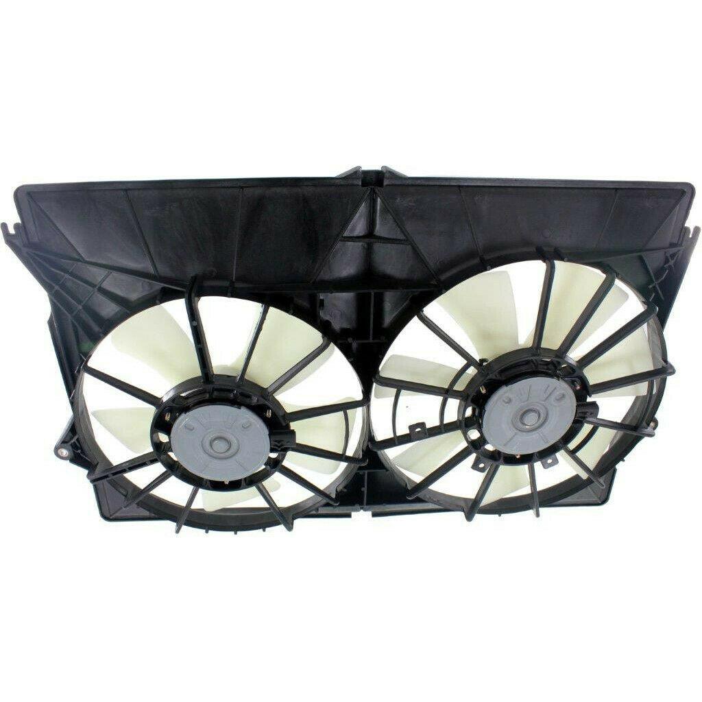 2004-2008 Chrysler Pacifica Radiator Fan Assy , CH3115134. Angle view for visual reference.